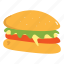 hamburger, cheeseburger, burger, fast-food, junk-food, delicious, tasty 