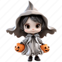 halloween, pumpkin, cute, character 