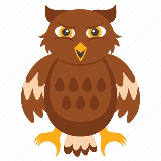 Cute owl, owl, owl cartoon, owl character, owl drawing icon - Download on Iconfinder