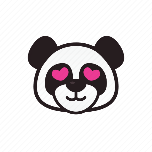Emoticon, love, panda icon - Download on Iconfinder