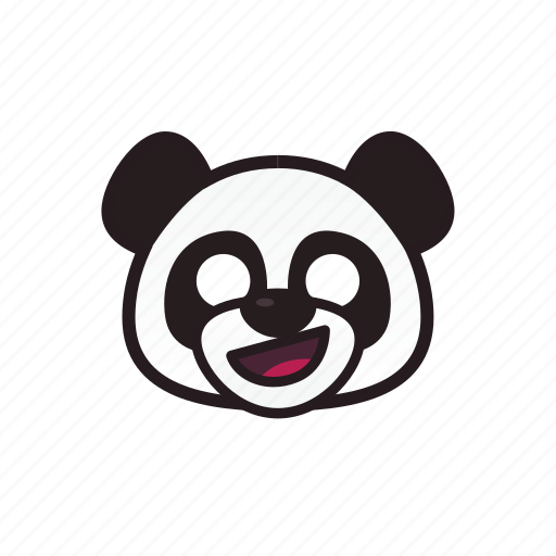 Emoticon, panda, shocked, surprised icon - Download on Iconfinder
