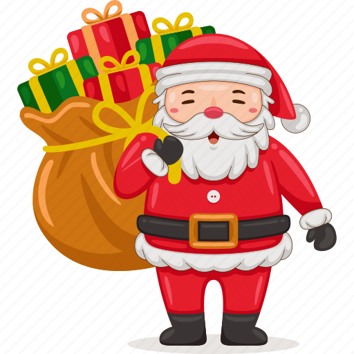 Santa, claus, christmas, winter, holiday, xmas, happy icon - Download on Iconfinder