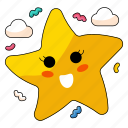 gold star, emotion, emoji, feeling, smiley, expression, sky star