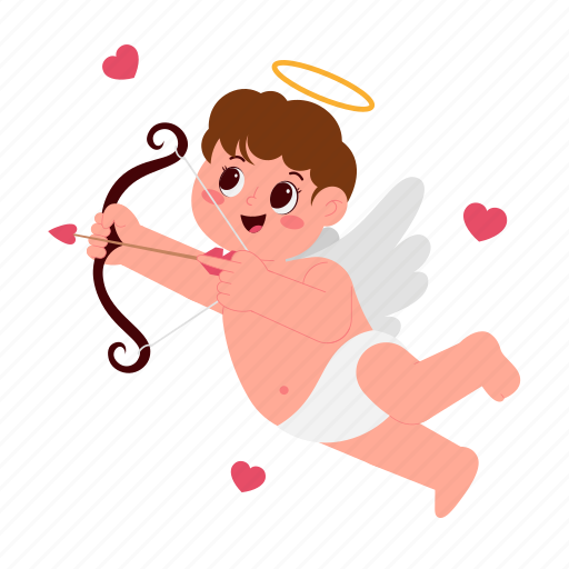 Angel, bow, arrow, cupid, valentine, kid, love icon - Download on Iconfinder