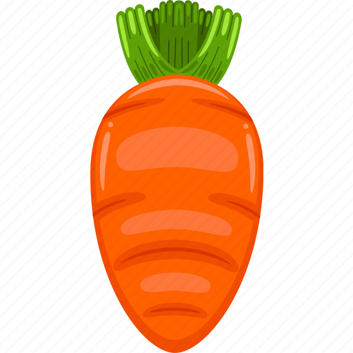 Carrot, vector, cute, healthy, agriculture, food, nature icon - Download on Iconfinder