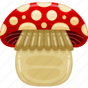 mushroom, vector, cute, healthy, agriculture, food, nature, vegetable, fresh