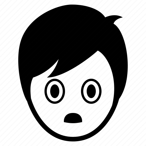 Avatar, boy, dull, emotion, face, man, surprise icon - Download on Iconfinder