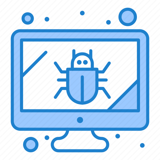 Bug, monitor, screen, security icon - Download on Iconfinder