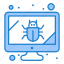 bug, monitor, screen, security 