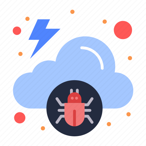 Cloud, infected, malware, virus icon - Download on Iconfinder