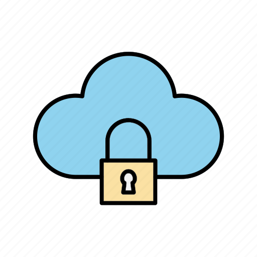 Crime, cyber, cloud icon, protect, server, server protect icon - Download on Iconfinder