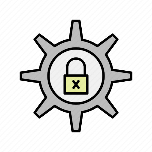 Crime, cyber, lock, security, setting icon, setting security icon - Download on Iconfinder