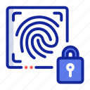 fingerprintsecurity, fingerprint, biometric, recognition, identification, protection, lock, padlock