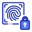 fingerprintsecurity, fingerprint, biometric, recognition, identification, protection, lock, padlock 