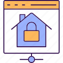 homepage, internet, lock, network, privacy