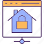 homepage, internet, lock, network, privacy 