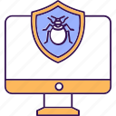 bug shield, bug, antivirus, firewall, protection