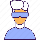 virtual reality, glasses, smart, technology, virtual