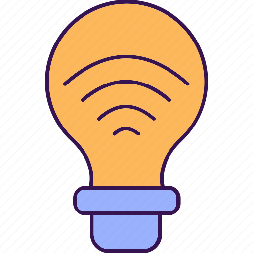 Bulb, light, smart, smart light, smart light bulb icon - Download on Iconfinder