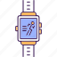 running watch, running checking, smart, smart watch, tracker 