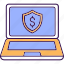 computer shield, secure earning, antivirus, laptop, protection 
