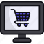 computer, pc, online shopping, online store, monitor, ecommerce 