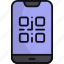 qr code, smartphone, quick response code, mobile phone, scanning 