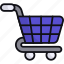 trolley, shopping cart, supermarket, store, buy, commerce\ 