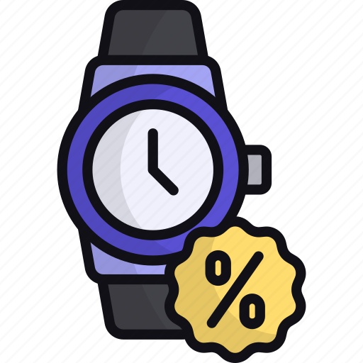Wristwatch, sale, discount, hand clock, hand watch, accessory icon - Download on Iconfinder