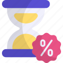 limited offer, limited sale, discount, hourglass, sandclock, sandglass