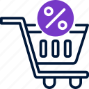 shopping, cart, retail, discount