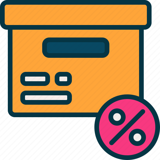 Delivery, discount, box, package, shop icon - Download on Iconfinder
