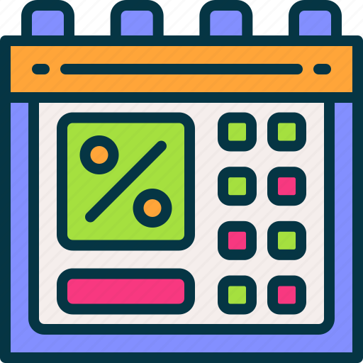 Sale, calendar, date, discount, time icon - Download on Iconfinder
