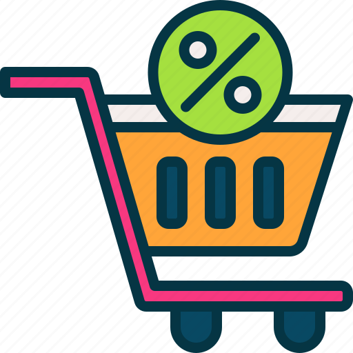Shopping, cart, retail, discount icon - Download on Iconfinder