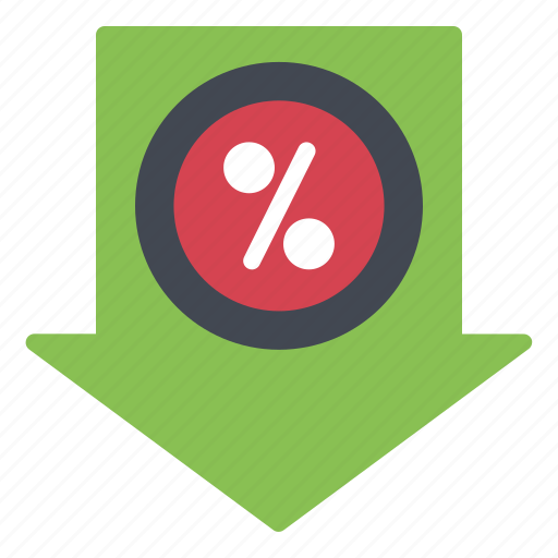 1, arrow, down, discount, cyber, monday, store icon - Download on Iconfinder