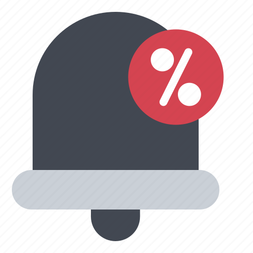 Bell, notification, reminder, cyber, monday, discount icon - Download on Iconfinder