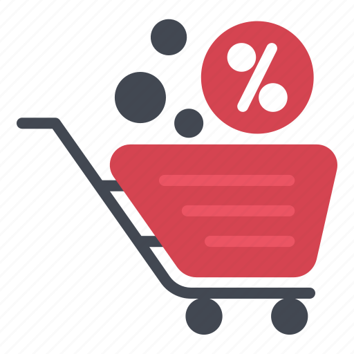 Cart, shopping, discount, cyber, monday, trolley icon - Download on Iconfinder