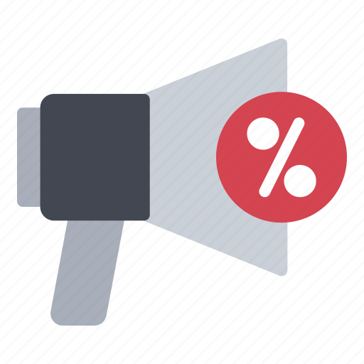 Megaphone, speaker, cyber, monday, discount, announcement icon - Download on Iconfinder