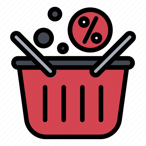 Shopping, basket, cyber, monday, sale, discount, store icon - Download on Iconfinder