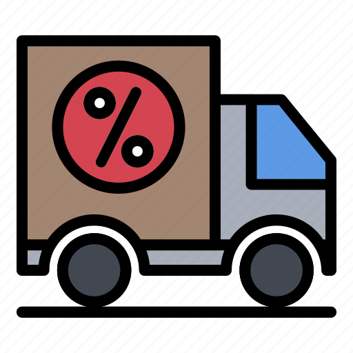 1, truck, delivery, package, cyber, monday, discount icon - Download on Iconfinder