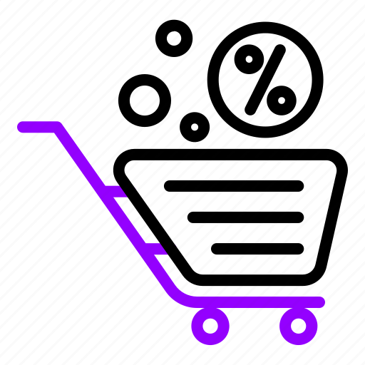 1, cart, shopping, discount, cyber, monday, trolley icon - Download on Iconfinder