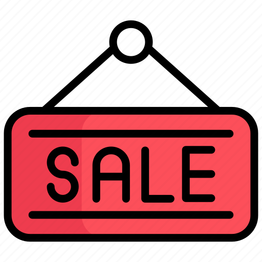 Sale board, sale, board, discount, hanging board, label, shopping icon - Download on Iconfinder