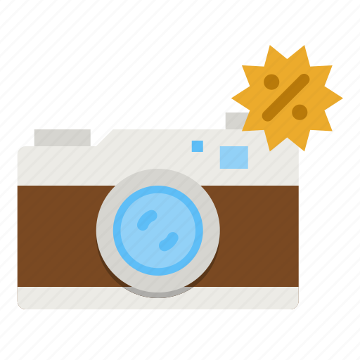 Camera, photo, electronics, discount, sale icon - Download on Iconfinder