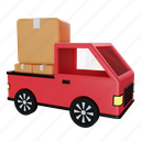 delivery, truck, package, cyber, monday, shopping