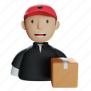 package, delivery, man, cyber, monday, shopping