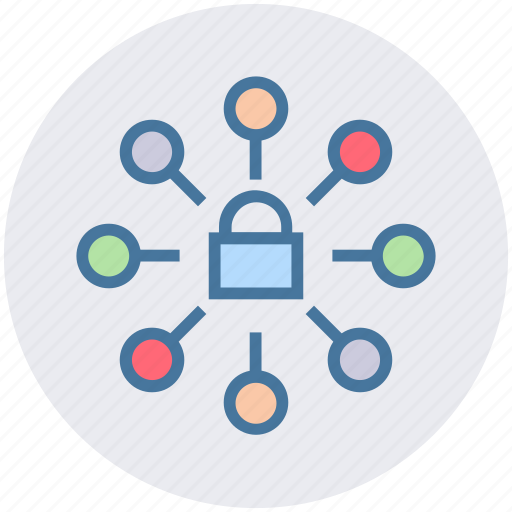 Connection, cyber, internet, lock, network, security icon - Download on Iconfinder