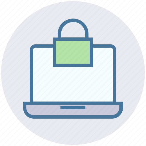 Cyber, laptop, lock, notebook, protection, security icon - Download on Iconfinder