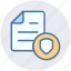 documents safe, list, paper, security, shield 