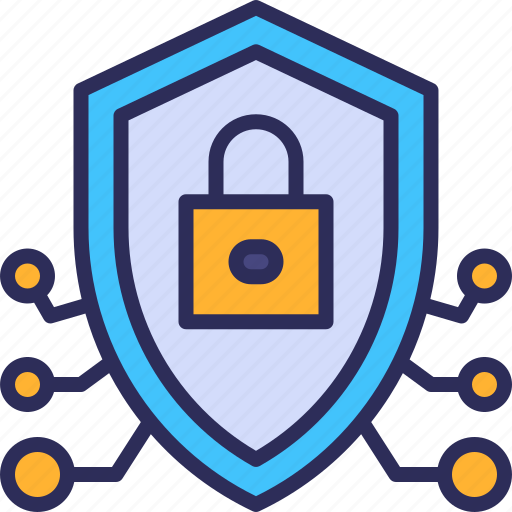Shield, security, lock, protection, digital icon - Download on Iconfinder