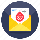 cyber mail, cyber email, correspondence, letter, envelope